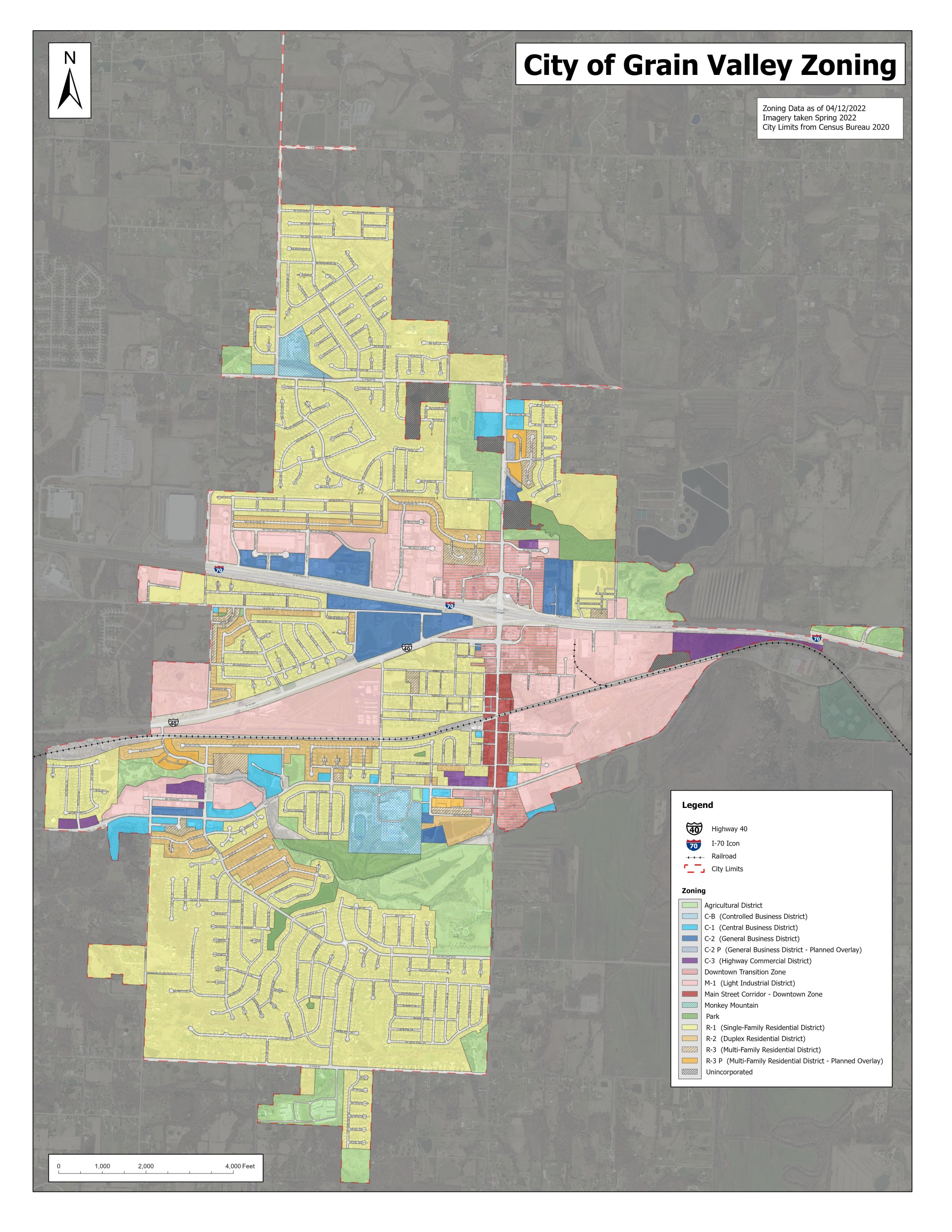Planning and Engineering in the City of Grain Valley, Missouri